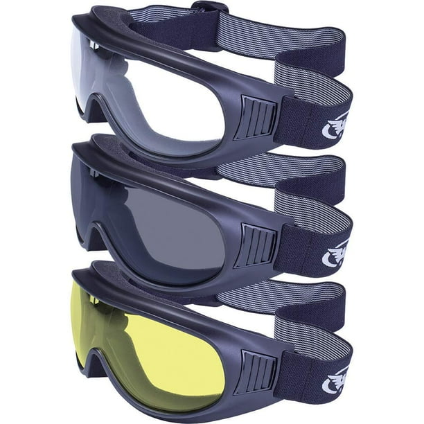 Global Vision Eyewear Trump Goggles with Storage Pouch Clear Lens Black Frame Global Vision Eyewear Corp TRUMP CL Global Vision Eyewear Trump Goggles with Storage Pouch Clear Lens Black Frame Global Vision Eyewear Corp TRUMP CL